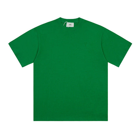 Ami Paris Ami de Coeur Organic Cotton T-Shirt Green