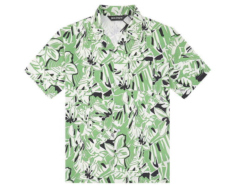 Palm Angels Macro Hibiscus Bowling Shirt – Tenisshop.la