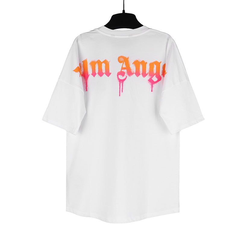 Palm Angels La Spray Logo T-Shirt White