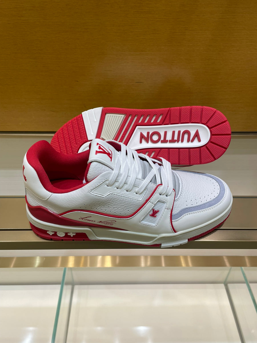 Louis Vuitton LV Trainer '54' White Red Sneaker
