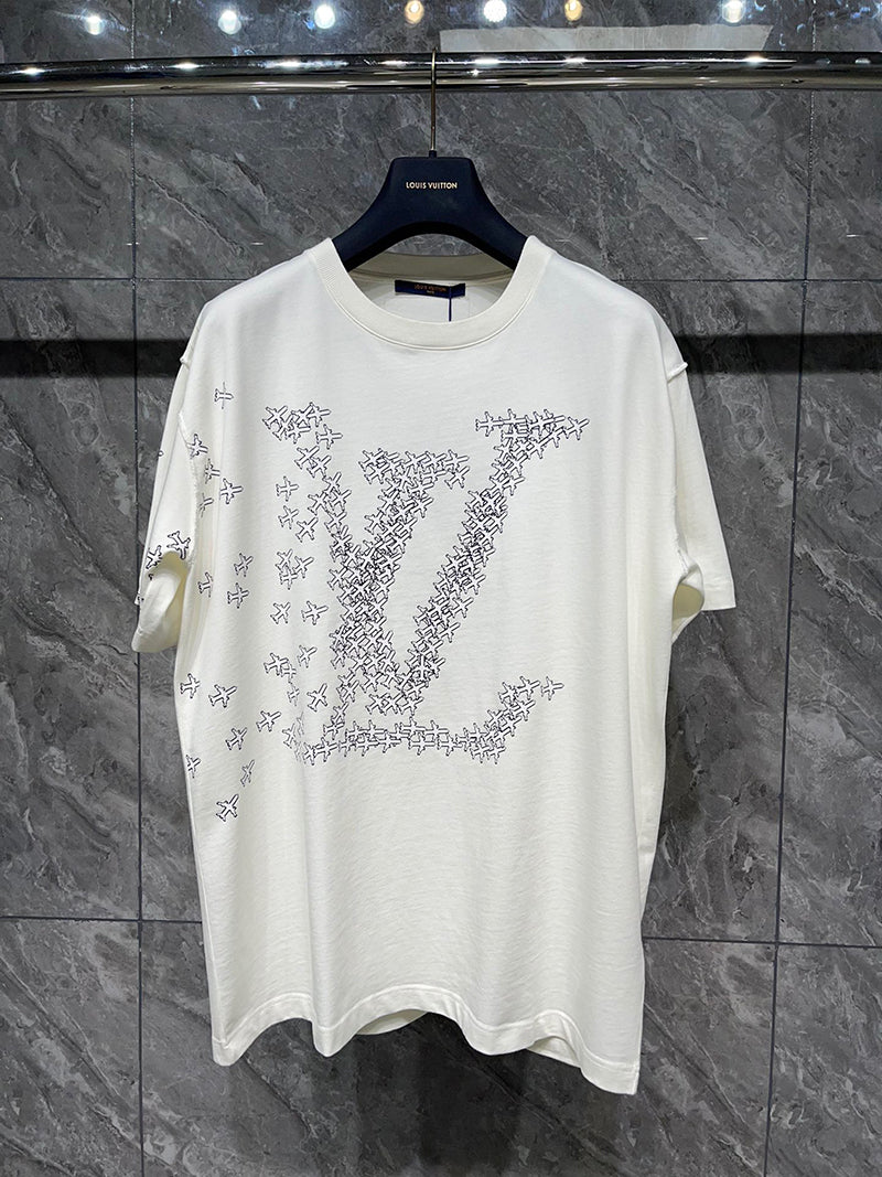 Louis Vuitton LV Planes Printed T-Shirt White – The Luxury Shopper