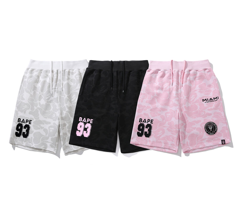 BAPE x Inter Miami CF Sweatshort Black – Tenisshop.la