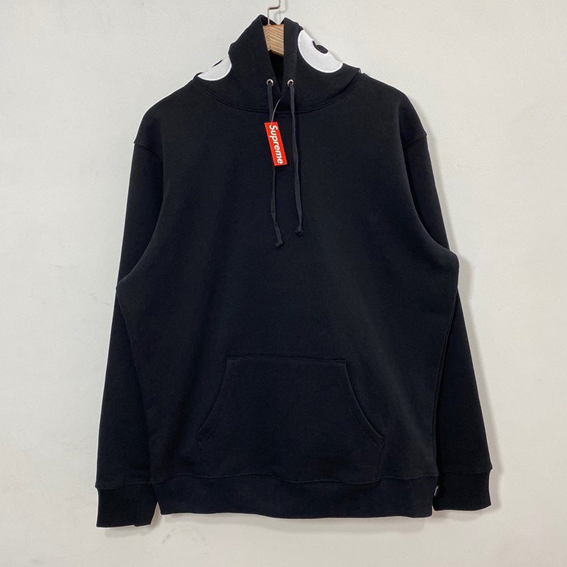 SUP 21FW CONTRAST HOODED SWEATSHIRT - Black – Tenisshop.la