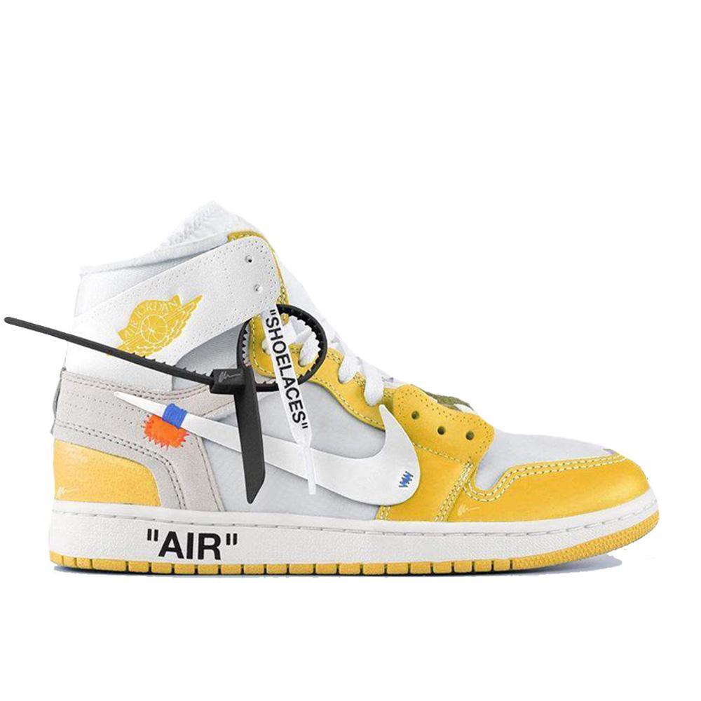 OFF-WHITE x Air Jordan 1 Canary Yellow Sample
