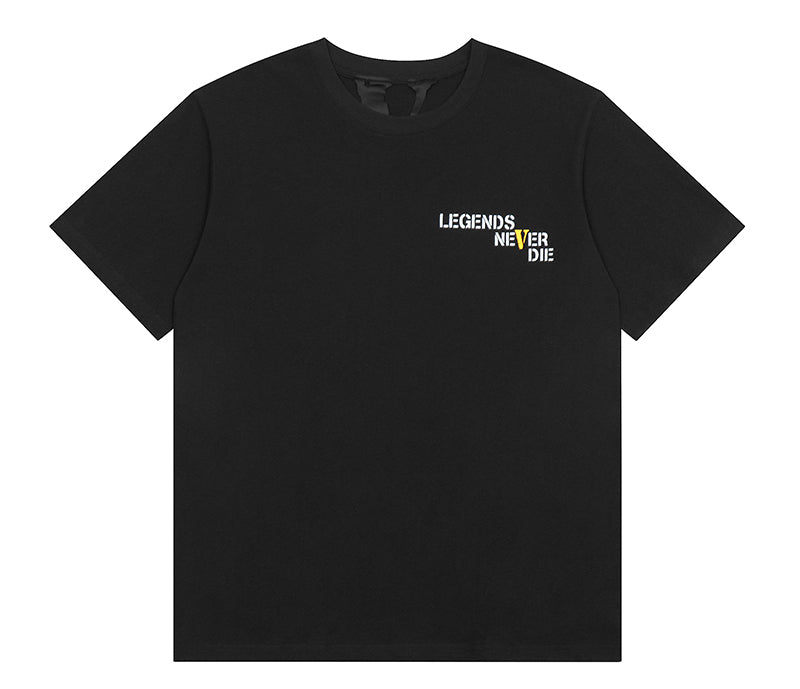 Vlone x Juice Wrld 999 - Legends Never Die Shirt (Black/Yellow 
