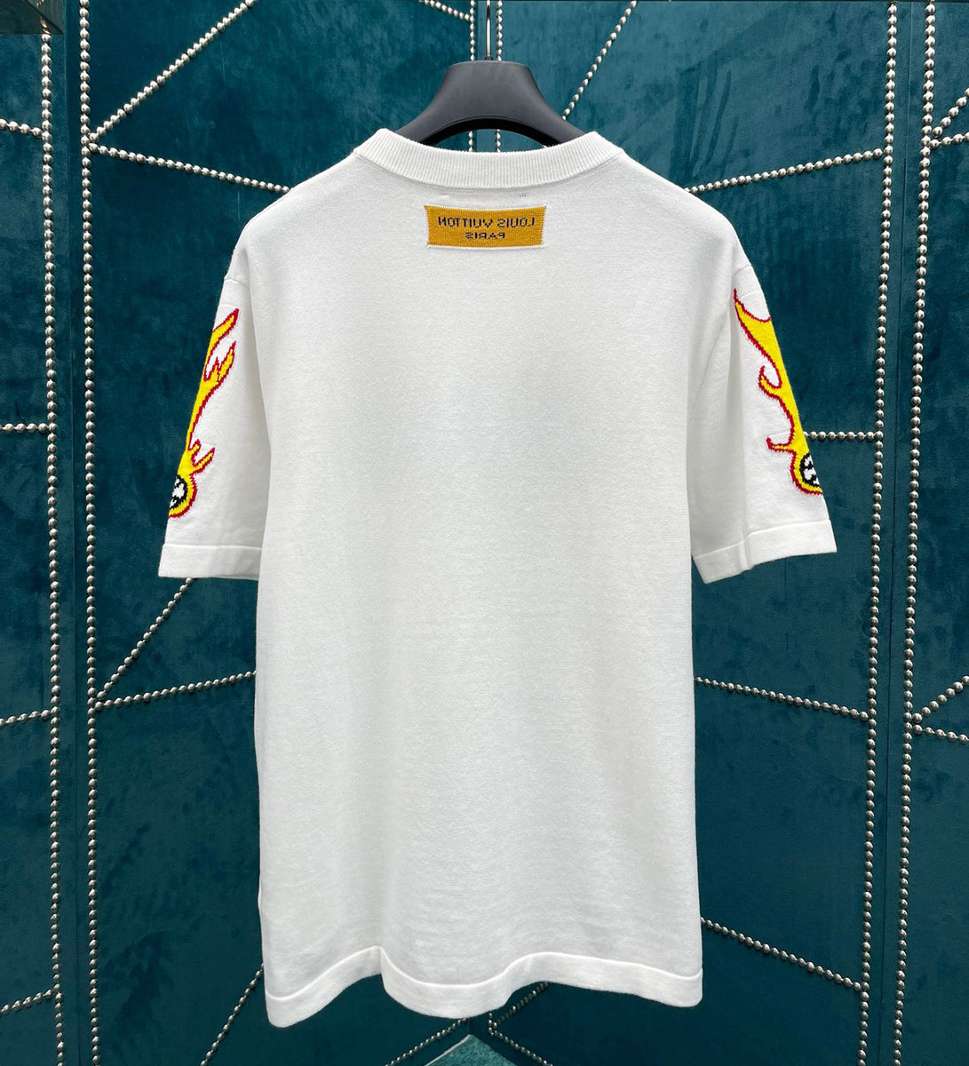 Louis Vuitton Graphic Short Sleeved Crewneck Tshirt White – Tenisshop.la