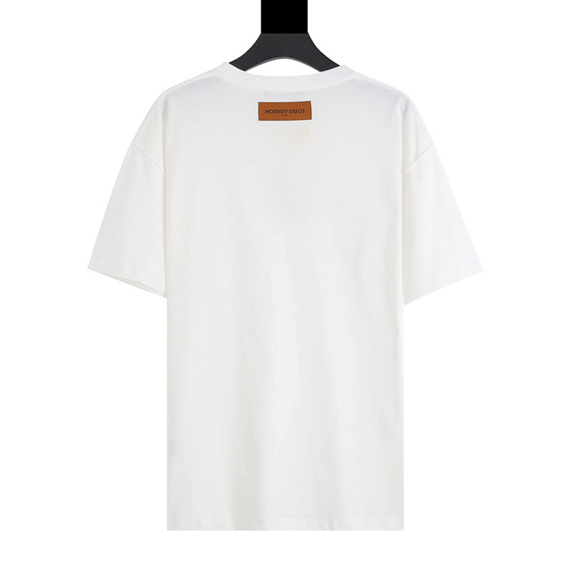 Louis Vuitton black LV-Debossed T-Shirt