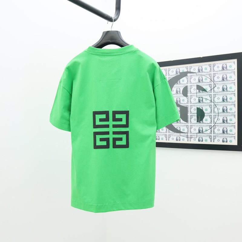 GIVENCHY X JOSH SMITH REAPER'S PRINT GRAPHIC TEE in APPLE GREEN sz M