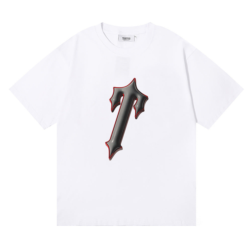 Trapstar 'T-Logo Red' White T-Shirt – Tenisshop.la