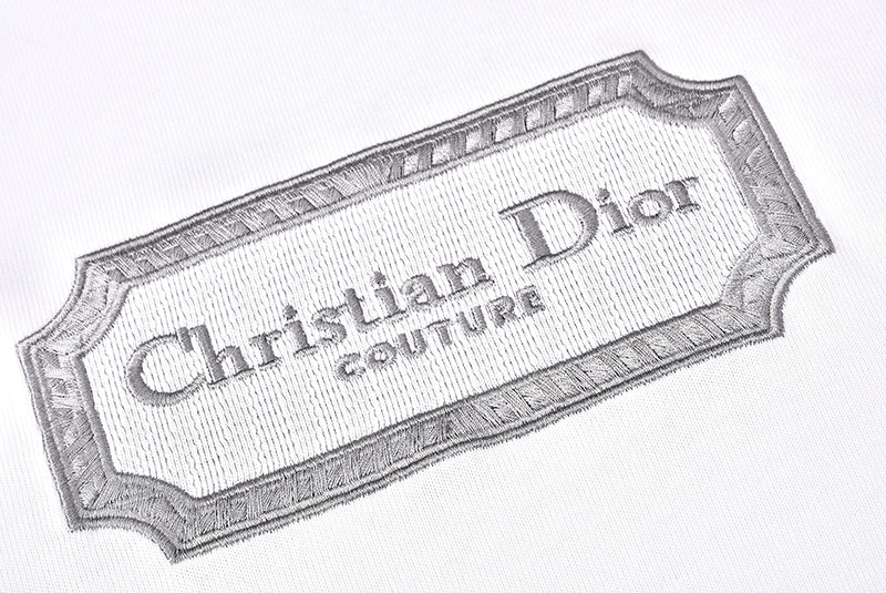 DIOR Christian Dior Couture Relaxed-Fit White T-Shirt – Tenisshop.la