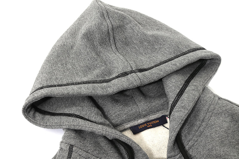 Louis Vuitton x NBA 2021 Graphic Print Hoodie - Grey Sweatshirts & Hoodies,  Clothing - LVNBA20071