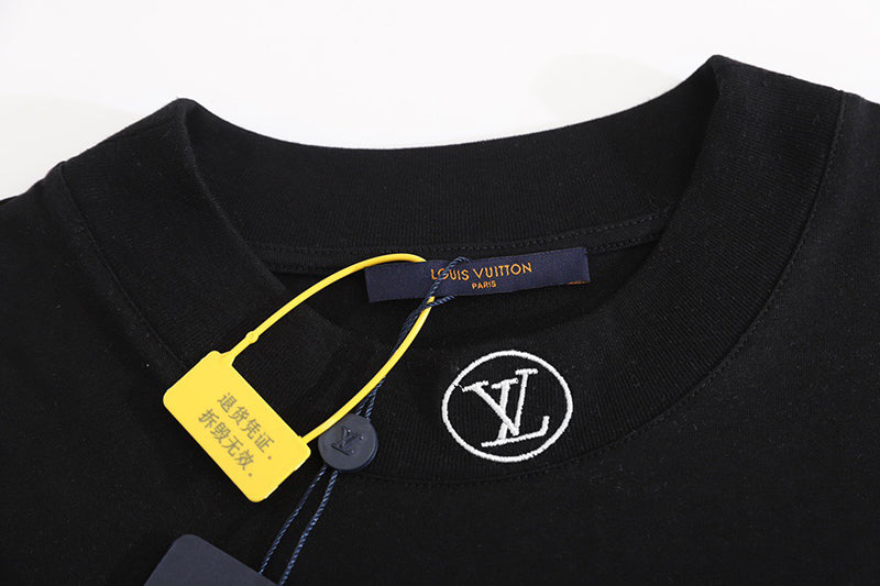 Louis Vuitton LV Debossed Tee Black – Tenisshop.la