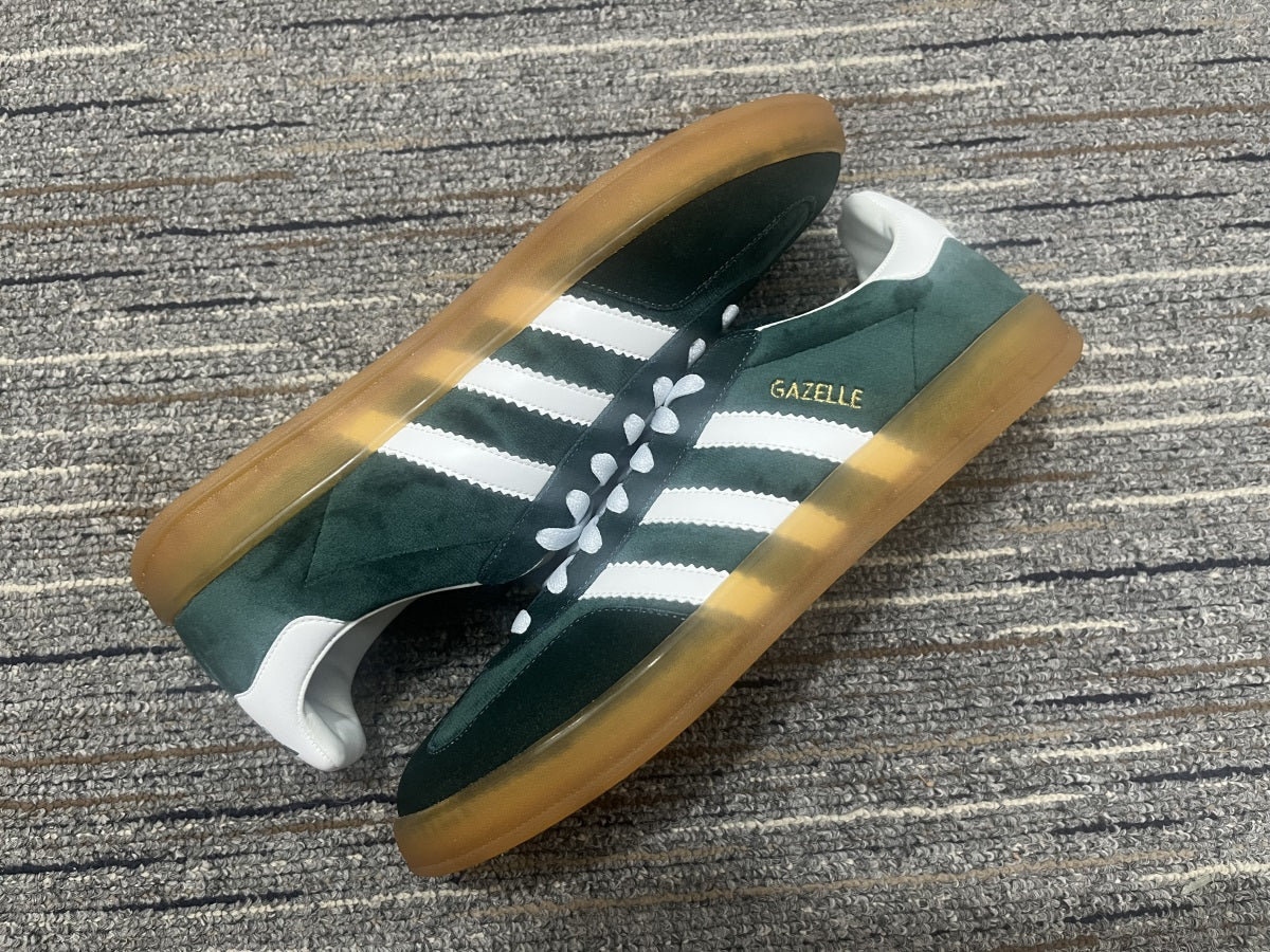 SALEOFF Adidas x Gucci Gazelle Green GG Monogram Sneakers - USALast