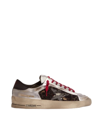 Golden Goose Women's Limited Edition LAB silver and animal-print Stardan