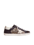 Golden Goose LAB Limited Edition Super-Star sneakers in denim, zebra-print pony skin and suede