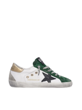 Golden Goose Super-Star White and green