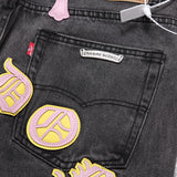 Chrome Hearts London Levi's Cross Patch Jeans