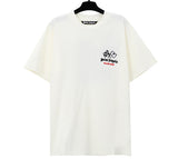 Palm Angels Racing monogram T-Shirt White