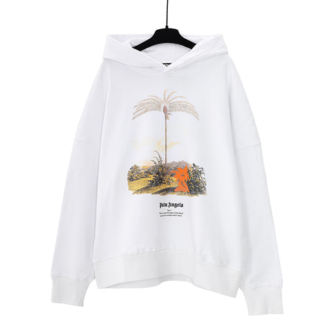 Palm Angels Enzo From The Tropics Hoodie White