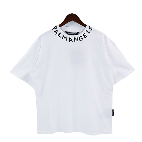 Palm Angels Crew-neck Logo T-shirt White
