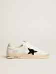 Golden Goose Stardan White mesh with black suede star and white leather heel tab
