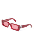 OFF-WHITE Arthur Sunglasses Red