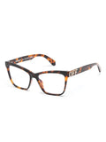 Off-White Eyewear butterfly-frame Glasses Havana