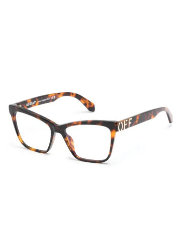 Off-White Eyewear butterfly-frame Glasses Havana