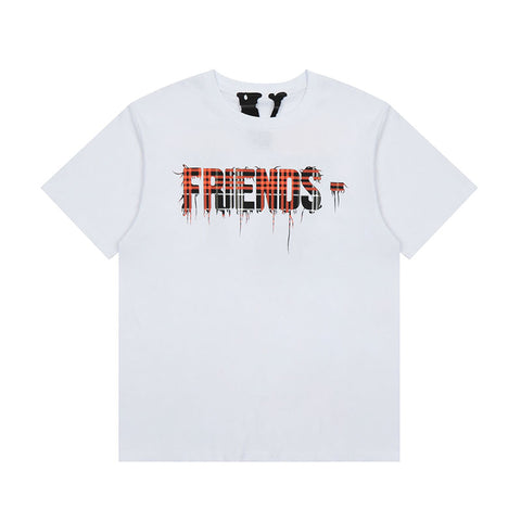 Vlone Logo FRIENDS T-shirt White/Orange