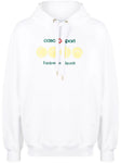 Casablanca Hoodie Casa Sport Tennis Balls White