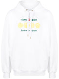 Casablanca Hoodie Casa Sport Tennis Balls White