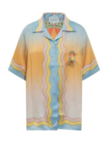 CASABLANCA La Danse Cuban Collar Shirt Multicolor