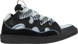 Lanvin Curb Sneaker Black Light Blue
