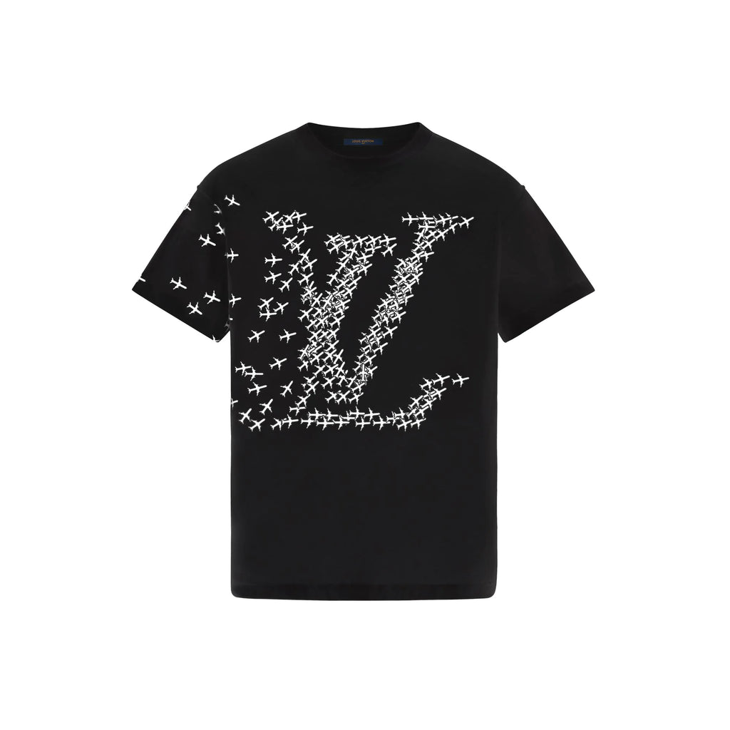 Shop Louis Vuitton MONOGRAM 2021-22FW Lv Planes Printed T-Shirt