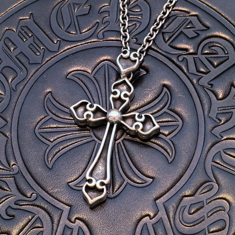 Chrome Hearts - Large Spade Cross Necklace