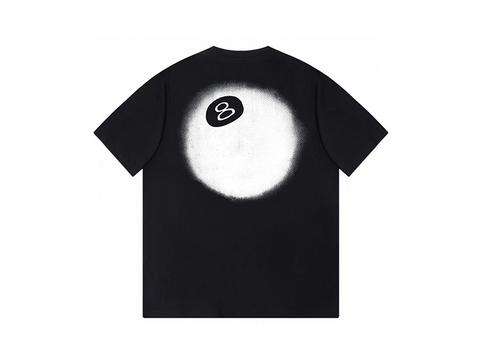 Stussy 8 Ball Fade T-Shirt Black