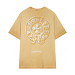 Chrome Hearts - Cross Logo Washed T Shirt Kakhi