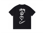 Nike x Stussy Peace, Love, Swoosh T-shirt Black