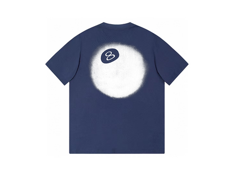Stussy 8 Ball Fade T-Shirt Navy