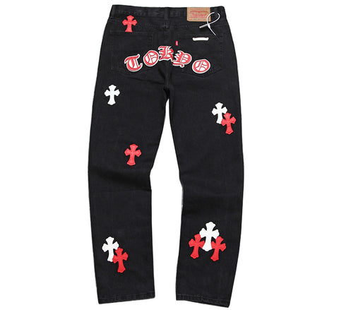 Chrome Hearts Tokyo Levi's Cross Patch Jeans