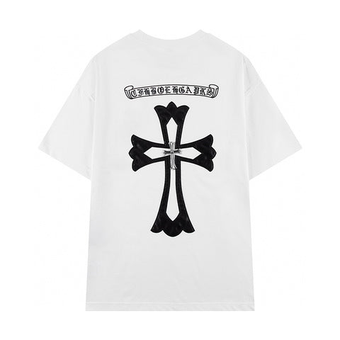 Chrome Hearts - Big Pin Cross Rock T-Shirt White