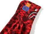 BAPE Color Camo Separate Shark Full Zip Hoodie Red/Purple