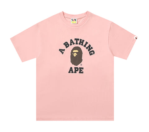 BAPE Color College Tee Pink