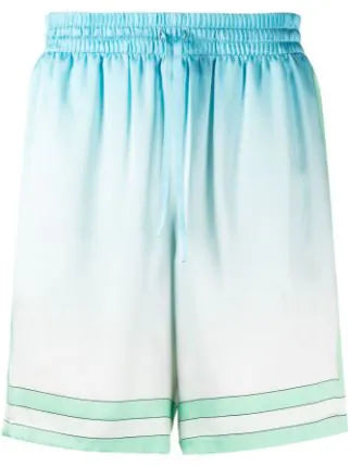 CASABLANCA Silk Shorts With Drawstrings 'Casa Sport'