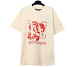 Palm Angels Dragon monogram T-Shirt White