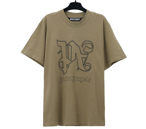 Palm Angels PA LogoT-Shirt Olive