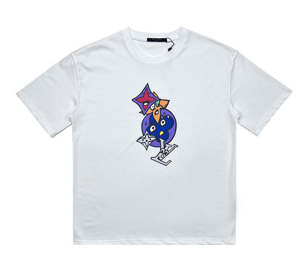 Louis Vuitton Floating LV printed T shirt White – Tenisshop.la