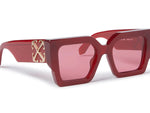 OFF-WHITE Catalina Sunglasses Red