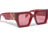 OFF-WHITE Catalina Sunglasses Red