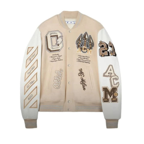 OFF-WHITE AC Milan Varsity Jacket